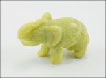 Оникс фигурка слон 3х5см салатовый