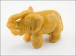 Оникс фигурка слон 3х5см желтый
