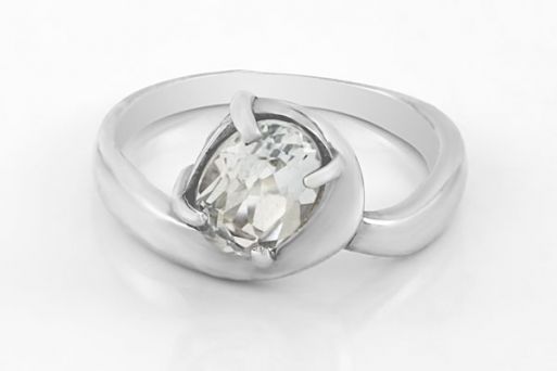 Серебряное кольцо с топазом 14856 купить в магазине Самоцветы мира