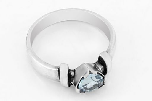 Серебряное кольцо с топазом 19255 купить в магазине Самоцветы мира