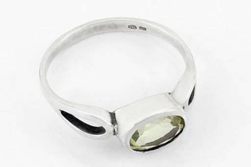 Серебряное кольцо с цитрином 19294 купить в магазине Самоцветы мира