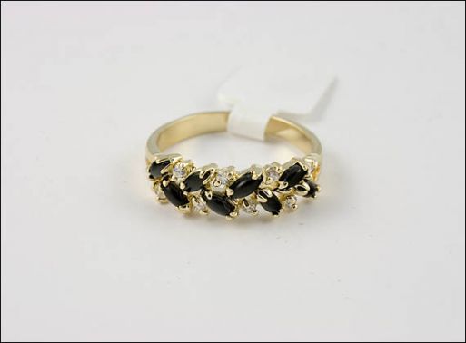 Мельхиоровое кольцо с агатом 20905 купить в магазине Самоцветы мира