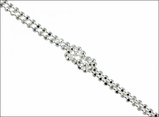 Серебряный браслет перлина 21524 купить в магазине Самоцветы мира