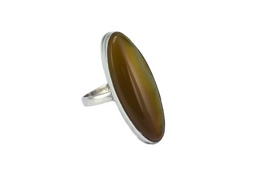 Серебряное кольцо с сердоликом 23073 купить в магазине Самоцветы мира