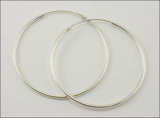Серебряные серьги конго 23617 купить в магазине Самоцветы мира