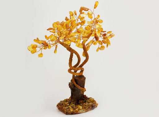 Янтарное дерево 24406 купить в магазине Самоцветы мира