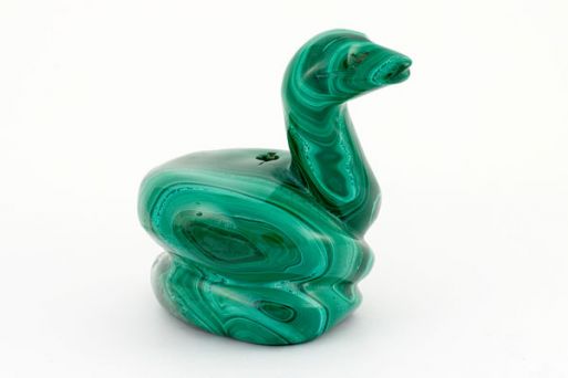 Малахитовую фигурку змея 26432 купить в магазине Самоцветы мира