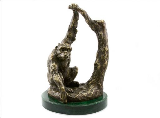 Бронзовую фигурку обезьяна 27245 купить в магазине Самоцветы мира