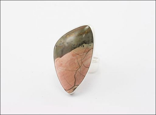 Серебряное кольцо с яшмой 29433 купить в магазине Самоцветы мира