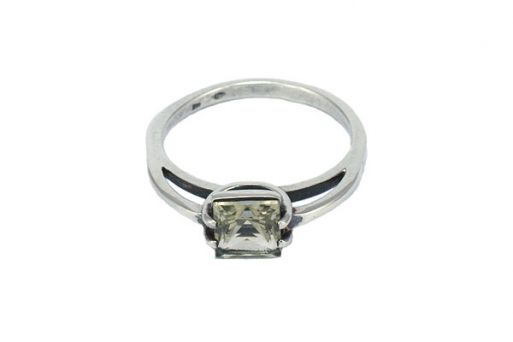 Серебряное кольцо с цитрином 30866 купить в магазине Самоцветы мира