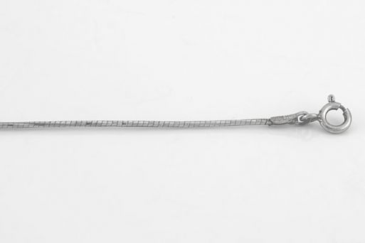Серебряную цепочку снейк 37058 купить в магазине Самоцветы мира