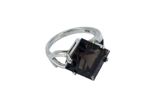 Серебряное кольцо с раухтопазом 38839 купить в магазине Самоцветы мира