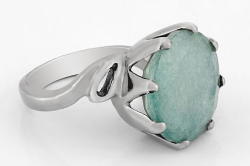 Серебряное кольцо с бериллом 39286 купить в магазине Самоцветы мира