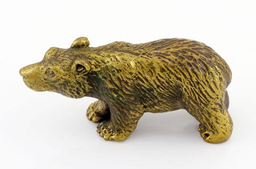 Бронзовую фигурку медведь 39723 купить в магазине Самоцветы мира