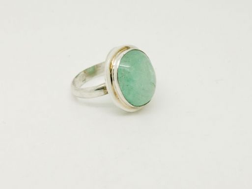 Серебряное кольцо с бериллом 39780 купить в магазине Самоцветы мира