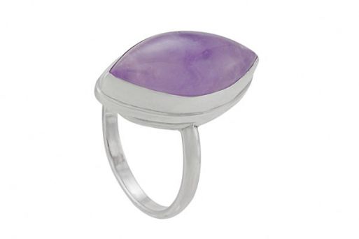 Серебряное кольцо с аметистом 39880 купить в магазине Самоцветы мира