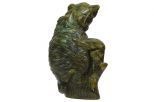 Фигурка медведь из лабрадорита. Вес 1000 гр.
