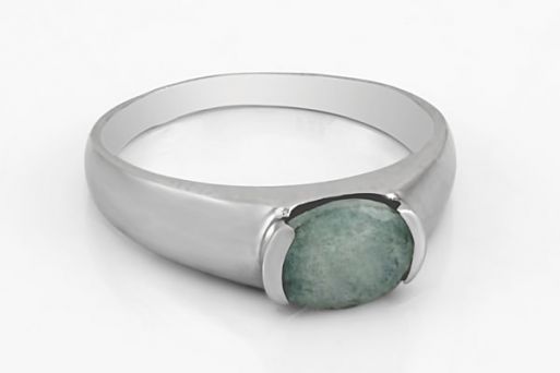 Серебряное кольцо с бериллом 40661 купить в магазине Самоцветы мира