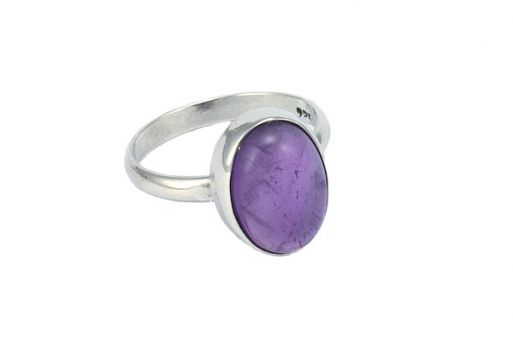 Серебряное кольцо с аметистом 45136 купить в магазине Самоцветы мира