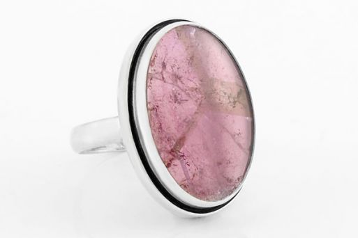 Серебряное кольцо с турмалином 46799 купить в магазине Самоцветы мира
