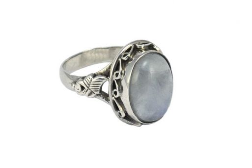 Серебряное кольцо с адуляром 46956 купить в магазине Самоцветы мира