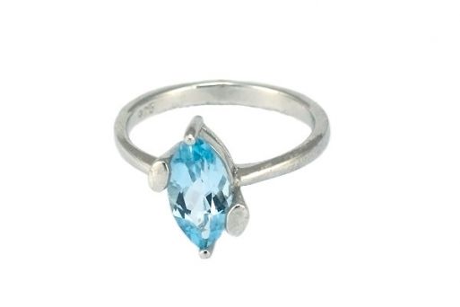 Серебряное кольцо с топазом 47492 купить в магазине Самоцветы мира