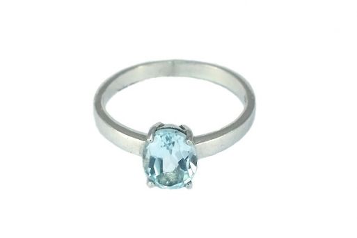 Серебряное кольцо с топазом 47518 купить в магазине Самоцветы мира