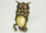 Сувенир янтарь кот красавчик 305