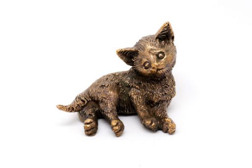 Фигурка кошки из бронзы