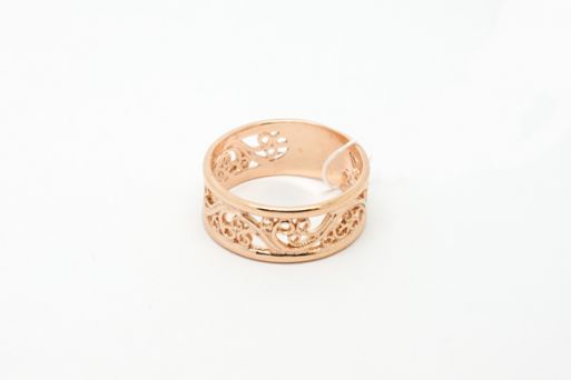 Серебряное кольцо с позолотой 49938 купить в магазине Самоцветы мира