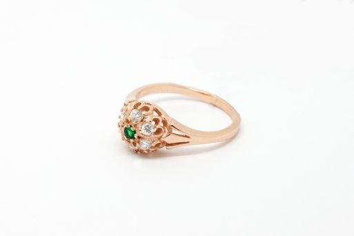 Серебряное кольцо с шпинелью 49942 купить в магазине Самоцветы мира