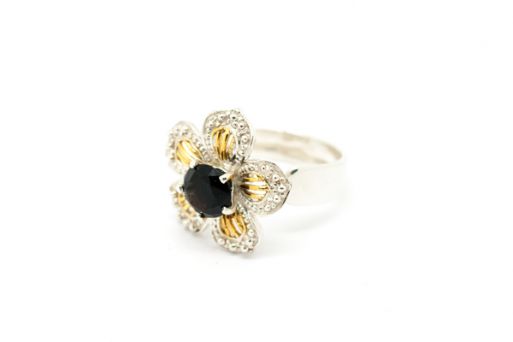 Серебряное кольцо с раухтопазом 50050 купить в магазине Самоцветы мира