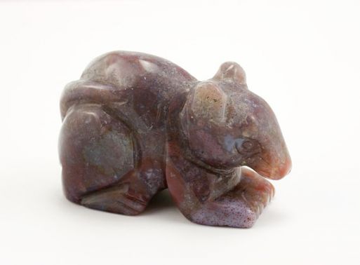 Агатовую фигурку крыса 5017 купить в магазине Самоцветы мира