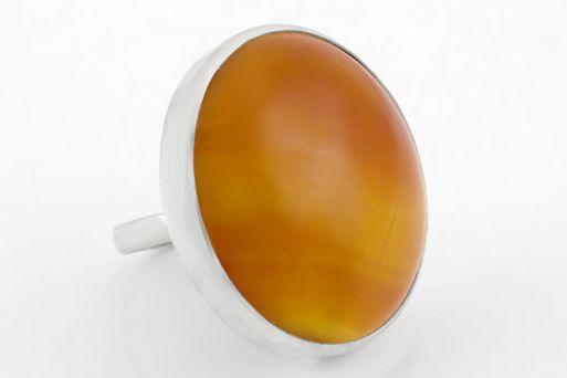 Серебряное кольцо с сердоликом 50196 купить в магазине Самоцветы мира
