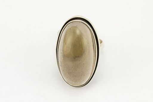 Серебряное кольцо с раухтопазом 50413 купить в магазине Самоцветы мира