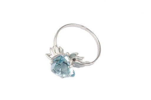 Серебряное кольцо с топазом 51339 купить в магазине Самоцветы мира