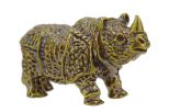 Фигурка из бронзы носорог 35х20х15 мм 52097