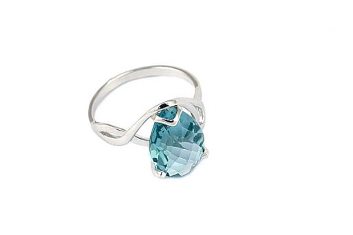 Серебряное кольцо с топазом 52499 купить в магазине Самоцветы мира