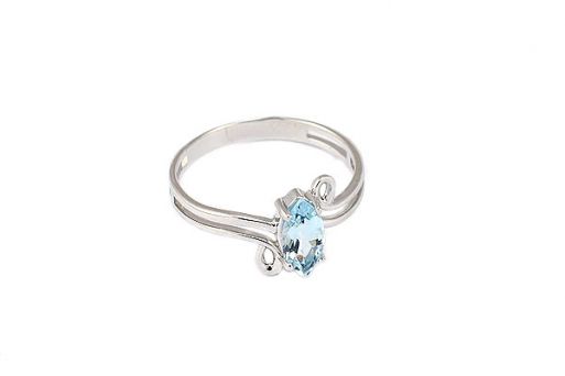 Серебряное кольцо с топазом 52522 купить в магазине Самоцветы мира