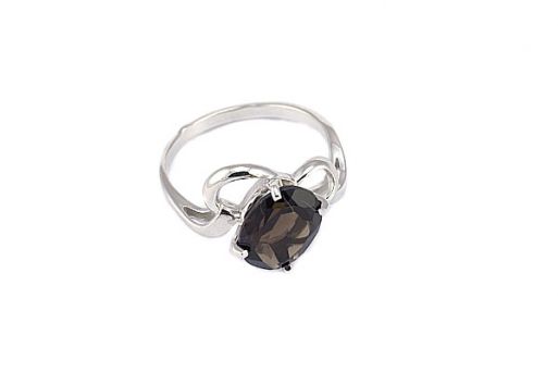 Серебряное кольцо с раухтопазом 52561 купить в магазине Самоцветы мира