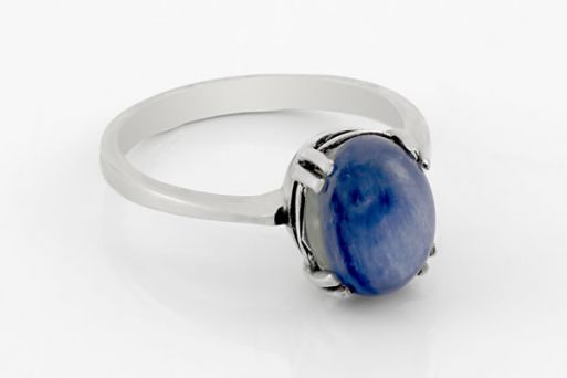 Серебряное кольцо с кианитом 52648 купить в магазине Самоцветы мира