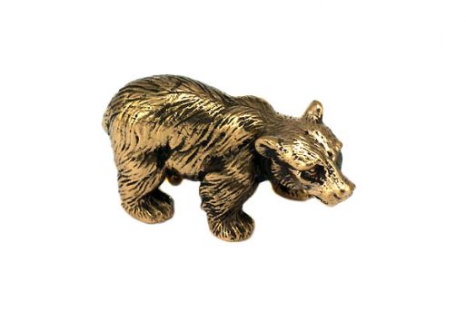 Бронзовую фигурку медвежонок 53877 купить в магазине Самоцветы мира
