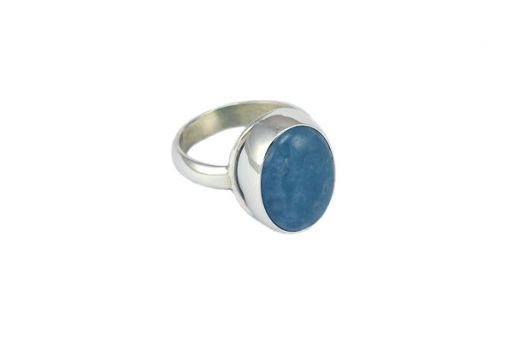 Серебряное кольцо с аквамарином 54301 купить в магазине Самоцветы мира