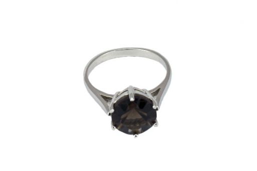 Серебряное кольцо с раухтопазом 54374 купить в магазине Самоцветы мира