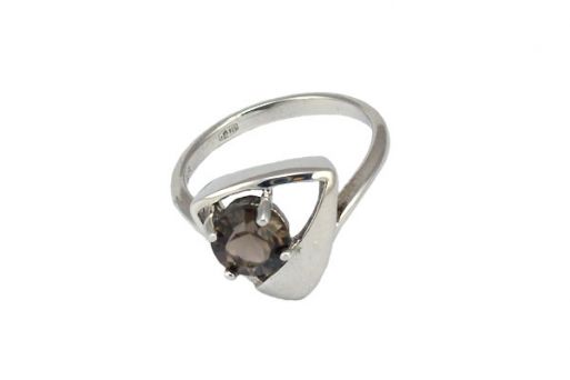 Серебряное кольцо с раухтопазом 54382 купить в магазине Самоцветы мира