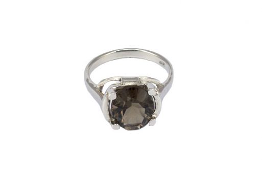 Серебряное кольцо с раухтопазом 54390 купить в магазине Самоцветы мира