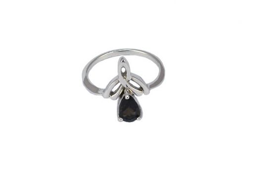 Серебряное кольцо с раухтопазом 54430 купить в магазине Самоцветы мира