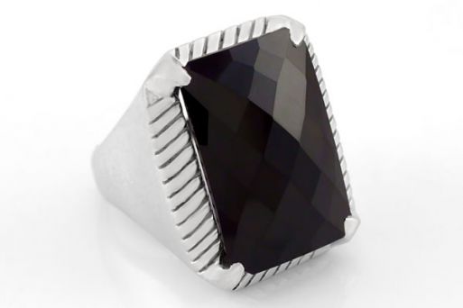 Серебряное кольцо с шпинелью 54440 купить в магазине Самоцветы мира