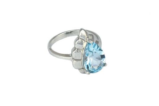 Серебряное кольцо с топазом 54545 купить в магазине Самоцветы мира