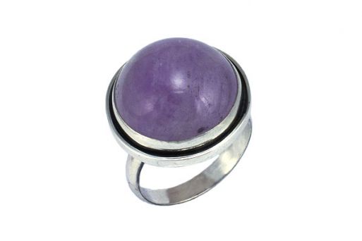 Серебряное кольцо с аметистом 55162 купить в магазине Самоцветы мира